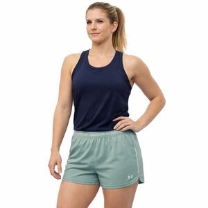 New Under Armour Tech Play Up Shorts Womens XL Sage Green Athletic Running